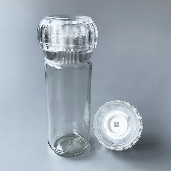 クリア 100ml セラミック ソルト＆ペッパークラッシャー ペッパーミル グラインダーボトル