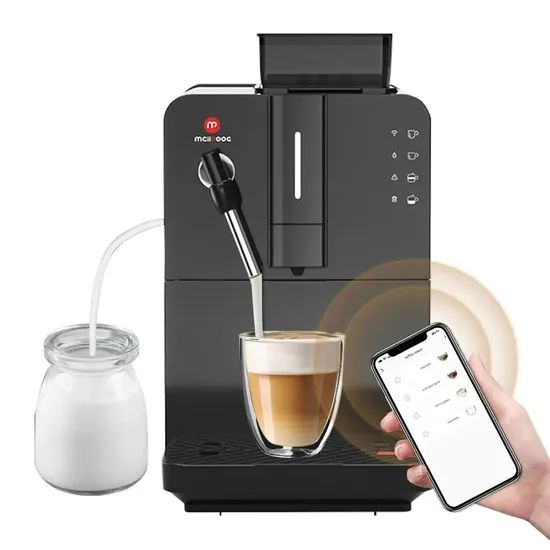 卸売スマートカプチーノエスプレッソメーカーコーヒーマシン（グラインダー付き）