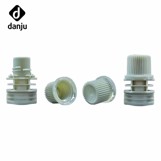 10mm 密閉性に優れた液体ドイパック用スクリューキャップ プラスチック蓋（注ぎ口付きパウチ用）