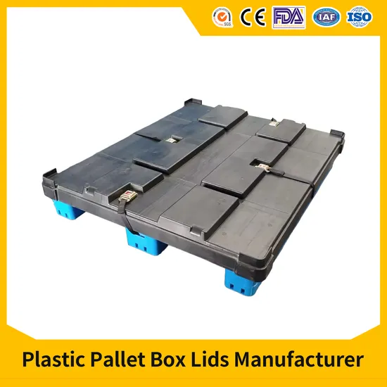 1100*1100 床材倉庫用HDPE素材ユーロ再利用可能プラスチック供給パレット蓋